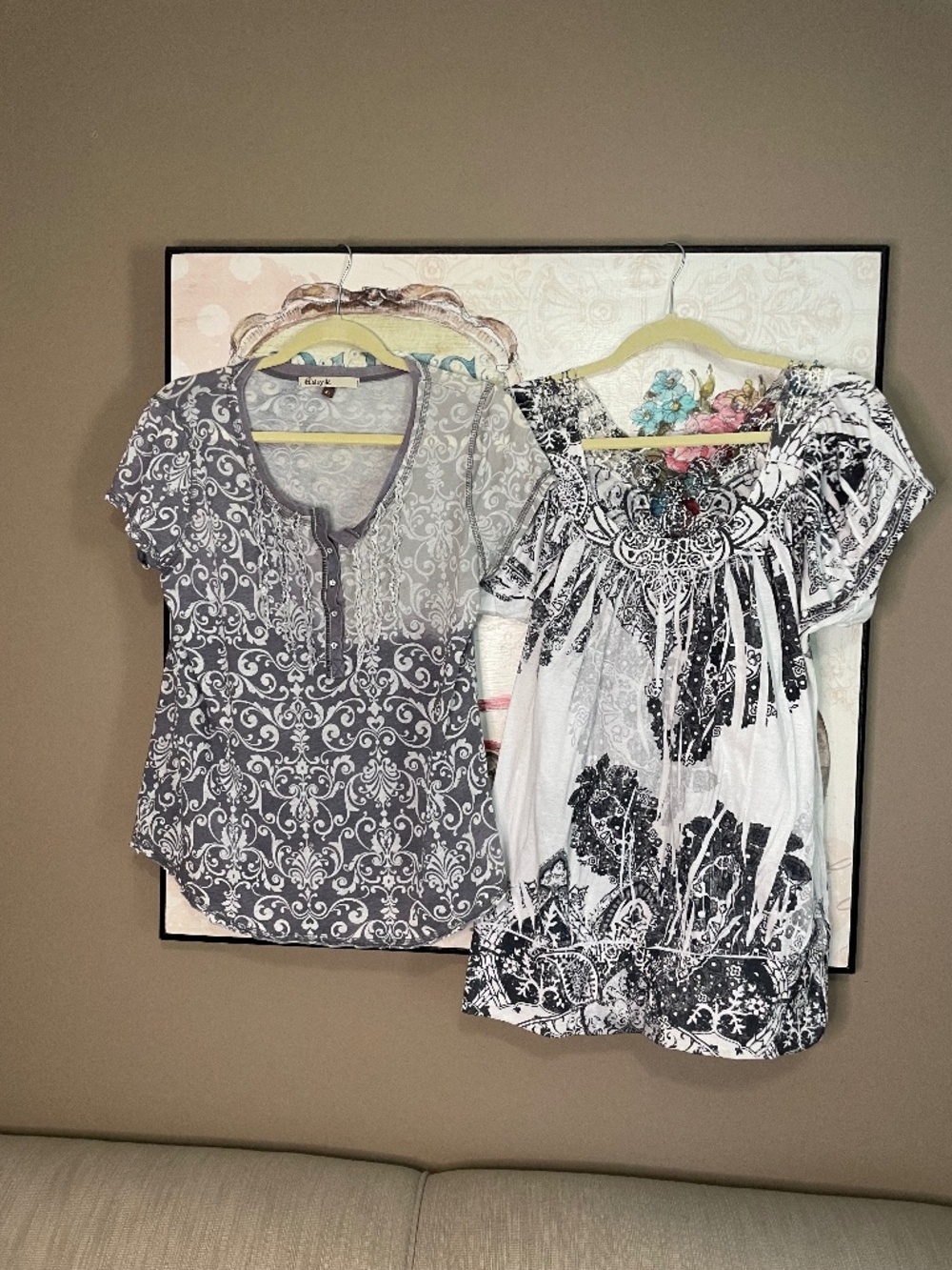 2 Tops (sold together) SZ Lg